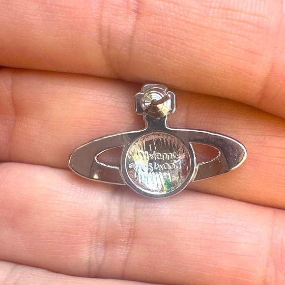 Taylor Swift Chiefs game earrings Silver tone with CZ’s ORB TTPD - Picture 3 of 4